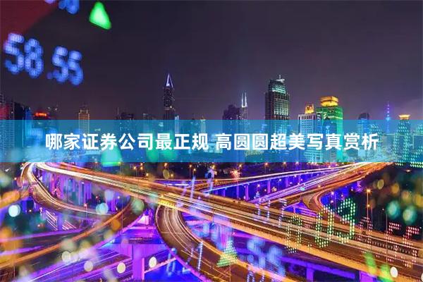 哪家证券公司最正规 高圆圆超美写真赏析